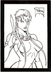 PSC (Personal Sketch Card) by T.G. Kinobi Sangalang